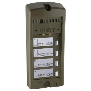 Вызывная панель видеодомофона Vizit БВД-306FCP-4