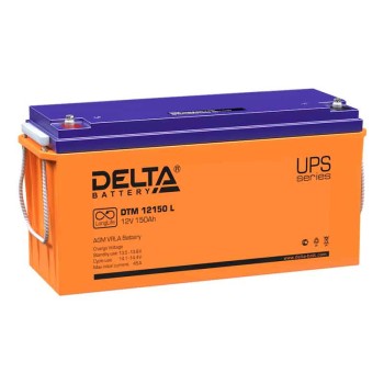 Аккумулятор Delta 12V 150Ah DTM 12150 L 